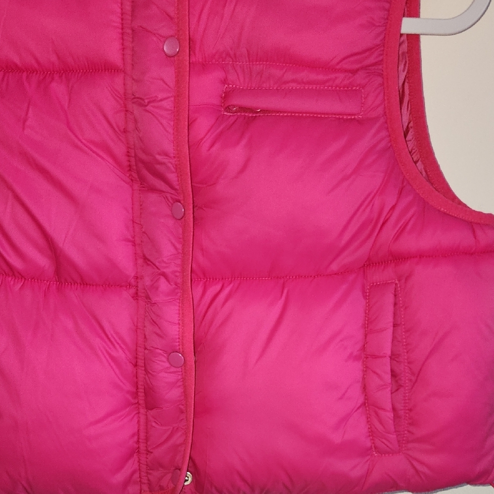 NWT Simply Southern Pink Puffer Vest, Medium - Picture 4 of 12